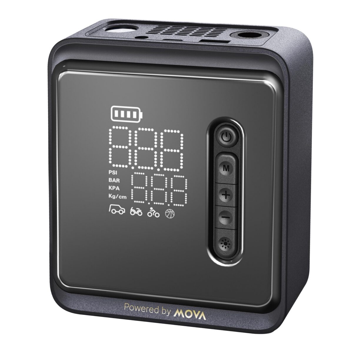 Mova kaasaskantav auto õhukompressor MAP001 120 W 3x2600 mAh Battery Hall - Pilt 2