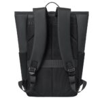 Rivacase seljakott 7826 BLACK, 17L, 14", must, veekindel, RPET PU nahk, tõmblukk, ventilatsioon, tahvelarvuti 11", käru rihm - Pilt 6