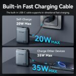 Vention 10000mAh 35W - power bank with USB-C cable - Pilt 4