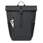 Rivacase seljakott 7826 BLACK, 17L, 14", must, veekindel, RPET PU nahk, tõmblukk, ventilatsioon, tahvelarvuti 11", käru rihm - Pilt 4
